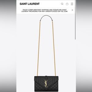 (dont BUY W/out MESSAGING ME) SMALL ENVELOPE IN QUILTED GRAIN DE POUDRE LEATHER